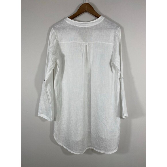Rosemarine Made in Italy 100% Linen Tunic Top – Size M - Picture 2 of 8